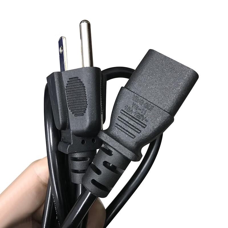 US Standard 18AWG Pure Copper C13 Power Cord with Three-Pin Plug 0.75 sq mm, 1m (copper-aluminum)
US Standard 18AWG Pure Copper C13 Power Cord with Three-Pin Plug 0.75 sq mm, 1m (copper-aluminum)
