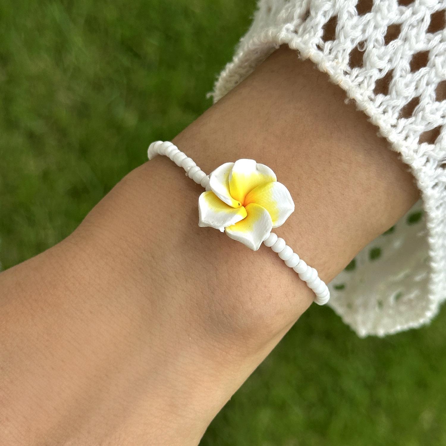 Bohemian Colorful Flower Bracelet for Women Handmade Rice Beads Polymer Clay Flower Bracelets Girl Beach Party Daily Jewelry
Bohemian Colorful Flower Bracelet for Women Handmade Rice Beads Polymer Clay Flower Bracelets Girl Beach Party Daily Jewelry
