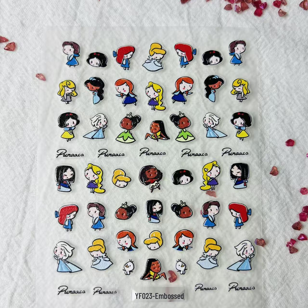 Snow White Relief Nail Art Stickers - DIY Adhesive Stickers for Nails and Phones YF023
Snow White Relief Nail Art Stickers - DIY Adhesive Stickers for Nails and Phones YF023