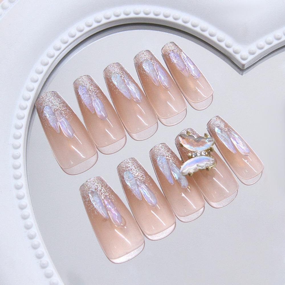 24pcs Exquisite Fake Nails Rotating Sparkling Butterfly Press on Nails False Nails Women Girls Z1075
24pcs Exquisite Fake Nails Rotating Sparkling Butterfly Press on Nails False Nails Women Girls Z1075