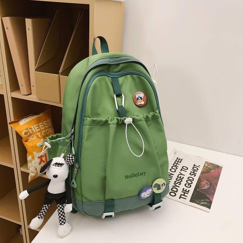 Japanese ins niche design original high school student schoolbag female simple junior high school student backpack large capacity backpack Single pack
Japanese ins niche design original high school student schoolbag female simple junior high school student backpack large capacity backpack Single pack