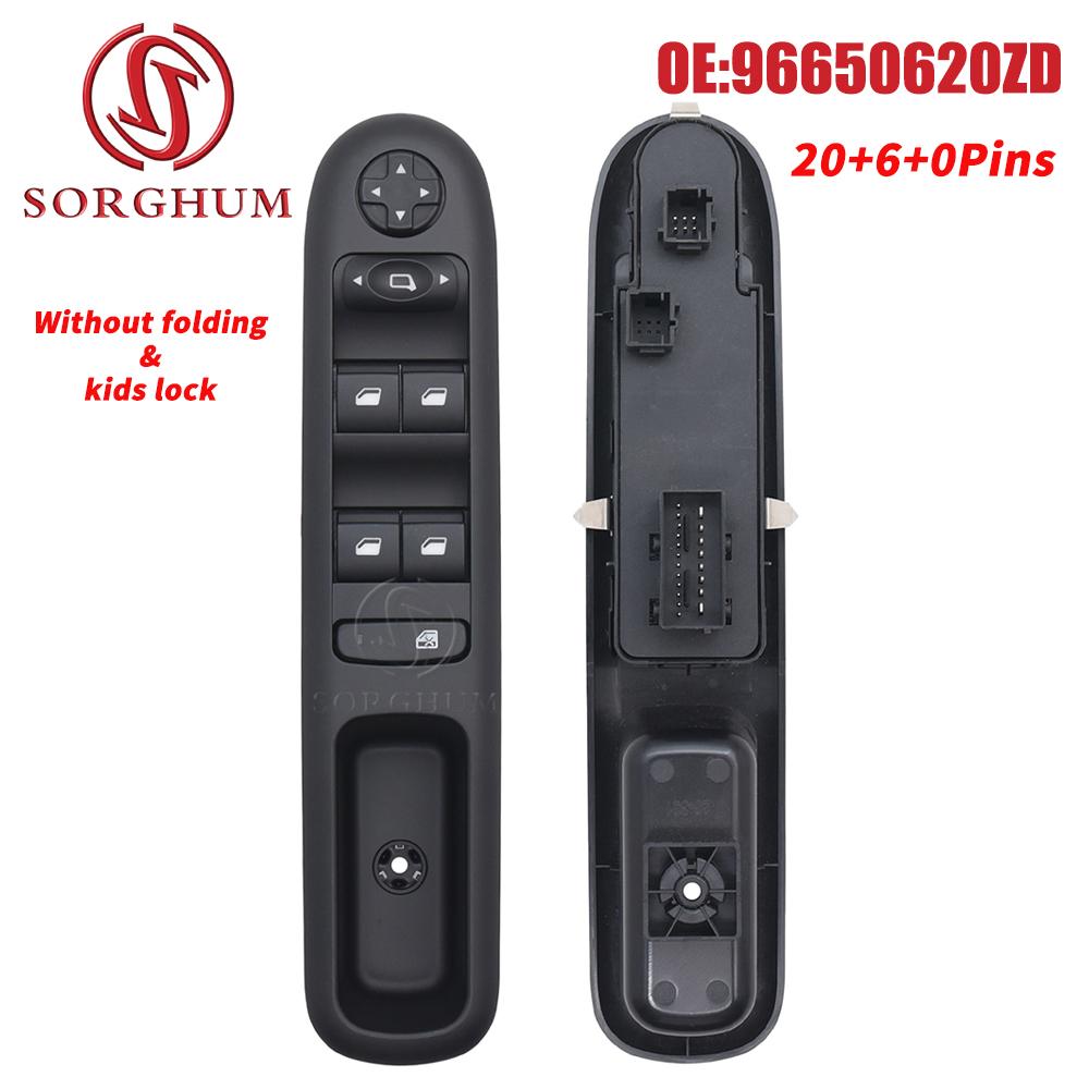 SORGHUM Master Power Window Switch 96650620ZD 96650621ZD For Peugeot 3008 5008 Wagon 2009-2016 Window Lifter Control Switch Manual Fold
SORGHUM Master Power Window Switch 96650620ZD 96650621ZD For Peugeot 3008 5008 Wagon 2009-2016 Window Lifter Control Switch Manual Fold