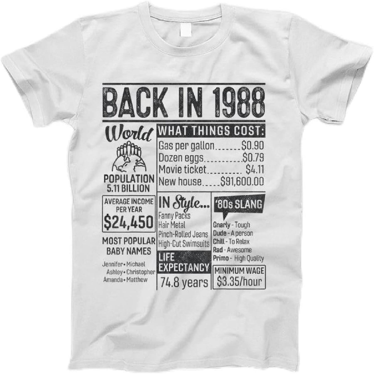Подарки на 34 года Назад в 1988 Ретро Постер Футболка на 34-й День Рождения Футболка, Майка, Лонгслив, Свитшот, Худи для Мужчин, Женщин, Детей S белый
Подарки на 34 года Назад в 1988 Ретро Постер Футболка на 34-й День Рождения Футболка, Майка, Лонгслив, Свитшот, Худи для Мужчин, Женщин, Детей S белый