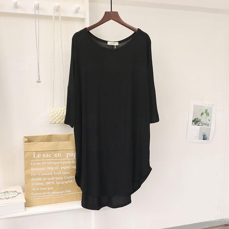 Mid-length Long-sleeved T-shirt for Women Spring Autumn Thin Breathable Bottoming Solid Color Yoga Dance Top L чорний
Mid-length Long-sleeved T-shirt for Women Spring Autumn Thin Breathable Bottoming Solid Color Yoga Dance Top L чорний