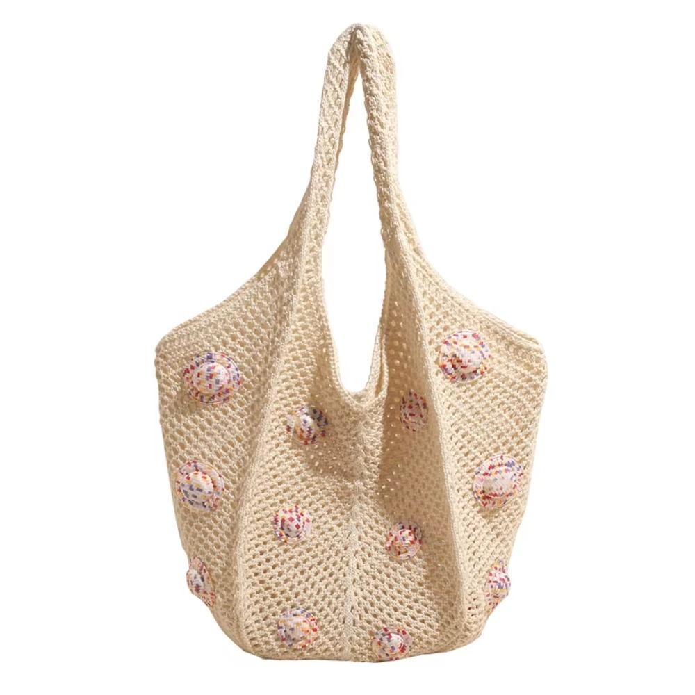 Ленивый стиль Вязаная крючком наплечная сумка Милая повседневная сумка-тоут Модная плетеная пляжная сумка Отпуск белый
Ленивый стиль Вязаная крючком наплечная сумка Милая повседневная сумка-тоут Модная плетеная пляжная сумка Отпуск белый