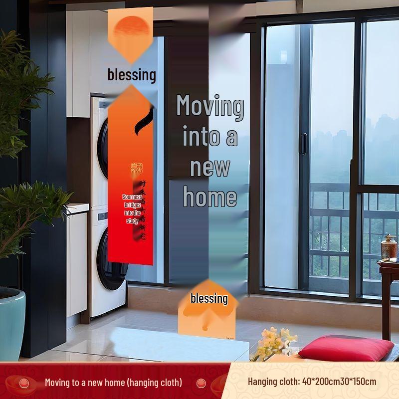 Housewarming Joy: New Home Decoration Hanging Cloth Banner Set for Living Room
Housewarming Joy: New Home Decoration Hanging Cloth Banner Set for Living Room