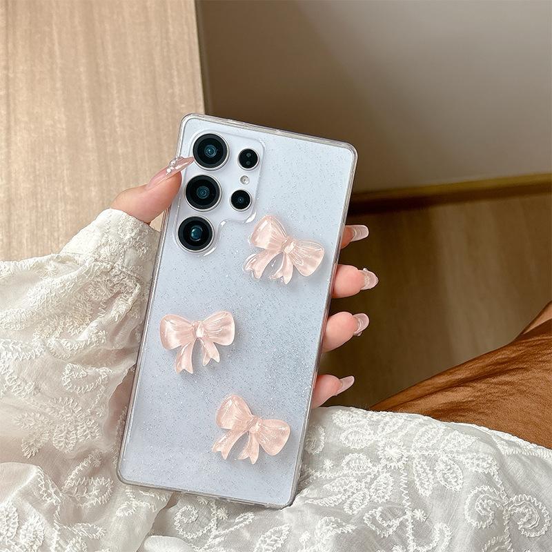 Korean Ins Style Bow for Samsung S25ULTRA Phone Case for S24plus Transparent S23FE Minimalist S22 For Samsung A14
Korean Ins Style Bow for Samsung S25ULTRA Phone Case for S24plus Transparent S23FE Minimalist S22 For Samsung A14