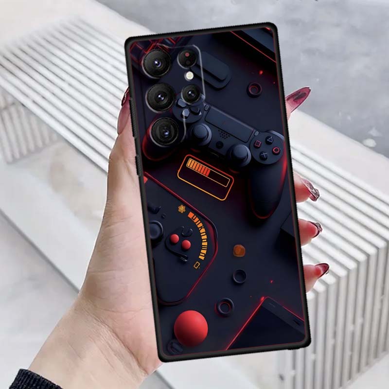 Creative game controller Phone Case For Samsung Galaxy S26 S25 S24 S23 S22 S21 S20 Ultra Plus FE 5G Black Soft TPU Galaxy S24 FE
Creative game controller Phone Case For Samsung Galaxy S26 S25 S24 S23 S22 S21 S20 Ultra Plus FE 5G Black Soft TPU Galaxy S24 FE
