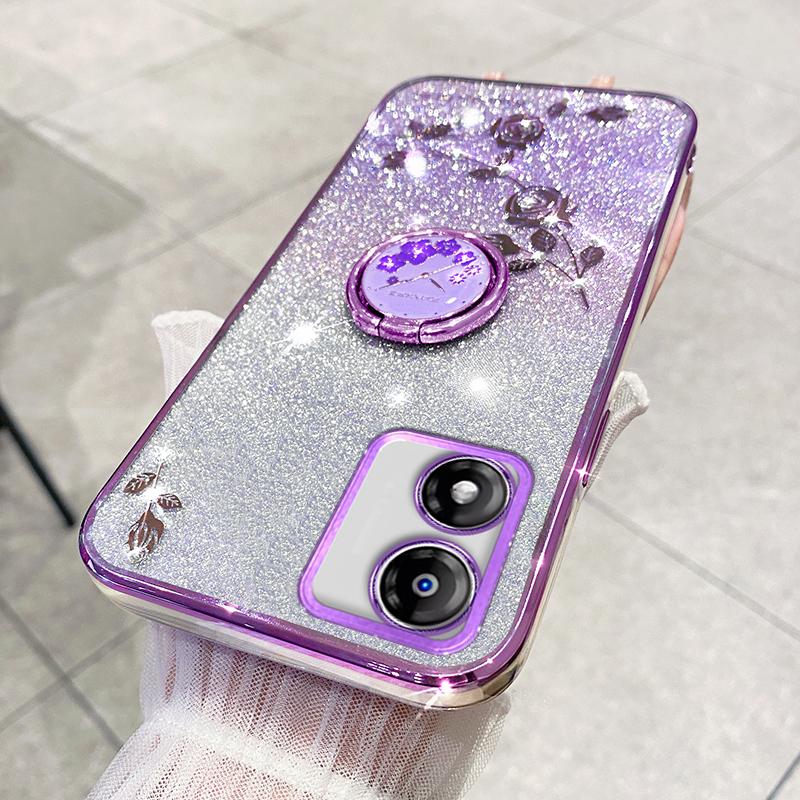 KADEM For Motorola Moto E13 4G TPU Case Rhinestone Flower Decor Kickstand Phone Cover Purple
KADEM For Motorola Moto E13 4G TPU Case Rhinestone Flower Decor Kickstand Phone Cover Purple