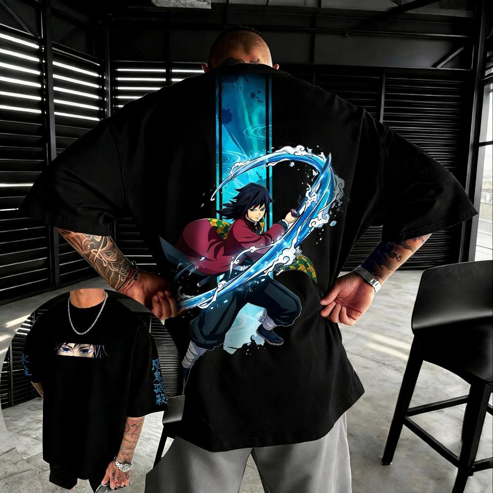 Summer anime printed casual short sleeved top 6XL
Summer anime printed casual short sleeved top 6XL