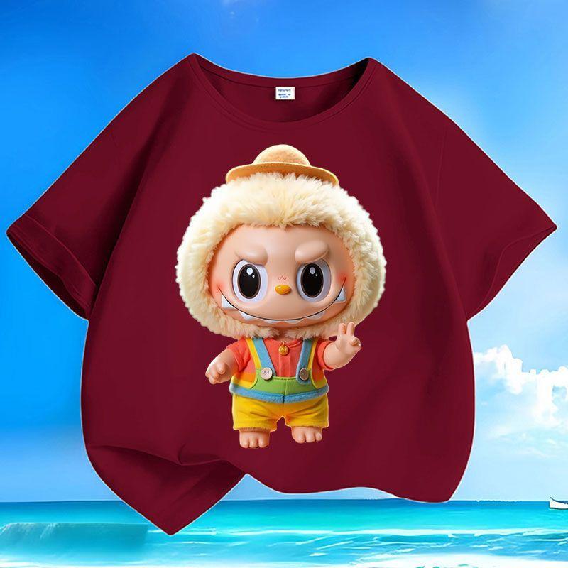 Cute Pure Cotton T-shirts for Children, Summer Casual Short-sleeved Tops for Boys and Girls 160
Cute Pure Cotton T-shirts for Children, Summer Casual Short-sleeved Tops for Boys and Girls 160