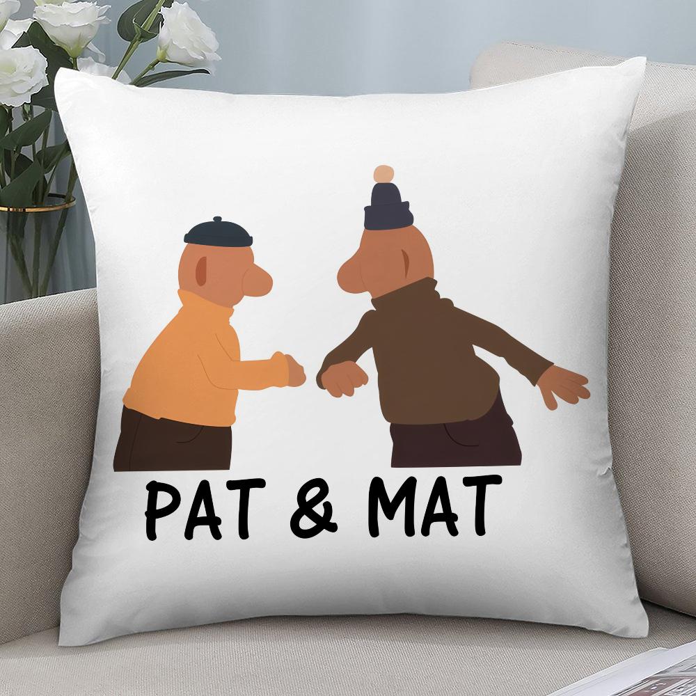 Cartoon P-Pat & Mat Pillow Case Short Plush Pillow Covers Sofa Decorative Gift Home Double-sided Printing Cushion Cover 12x12Inch
Cartoon P-Pat & Mat Pillow Case Short Plush Pillow Covers Sofa Decorative Gift Home Double-sided Printing Cushion Cover 12x12Inch