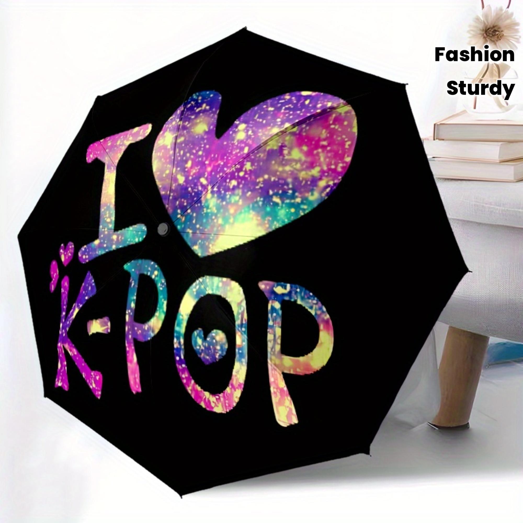 K-Pop Automatic Umbrella with One-Touch Open/Close - Lightweight Compact Folding Umbrella, Portable Travel Umbrella with 8-Rib (as the picture,Iron&8K)
K-Pop Automatic Umbrella with One-Touch Open/Close - Lightweight Compact Folding Umbrella, Portable Travel Umbrella with 8-Rib (as the picture,Iron&8K)