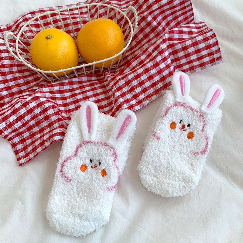 Three-Dimensional Ears Coral Fleece Socks Female Cute Rabbit Sweet Home Sleep Socks Winter Thickened Medium Tube Girl Socks One size fits all розовый
Three-Dimensional Ears Coral Fleece Socks Female Cute Rabbit Sweet Home Sleep Socks Winter Thickened Medium Tube Girl Socks One size fits all розовый