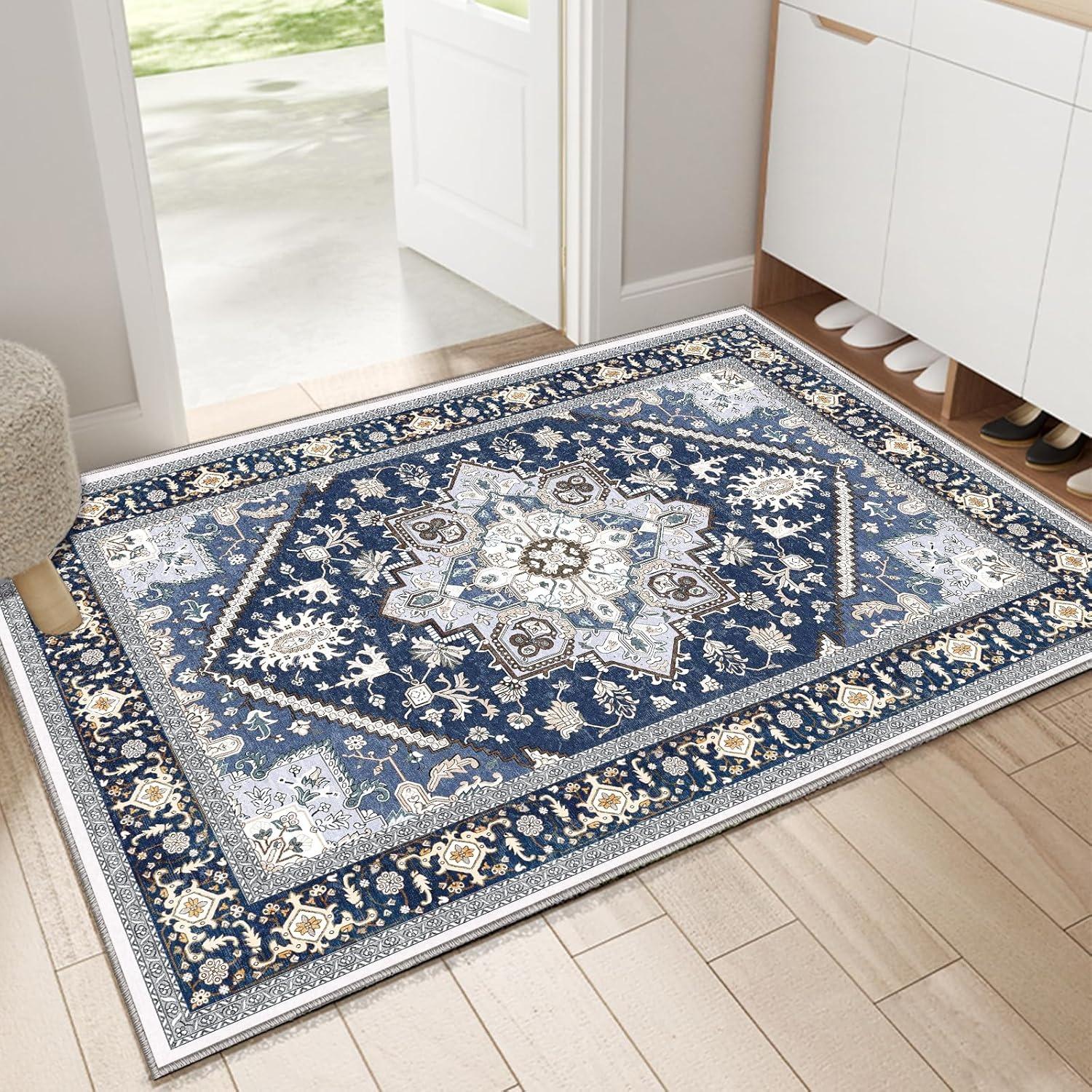 Boho Persian Geometric Pattern Door Mat Classic Home Decor Non-Slip Carpet Ethnic Style Art Line Entrance Rug for Indoor Outdoor 30x50cm
Boho Persian Geometric Pattern Door Mat Classic Home Decor Non-Slip Carpet Ethnic Style Art Line Entrance Rug for Indoor Outdoor 30x50cm