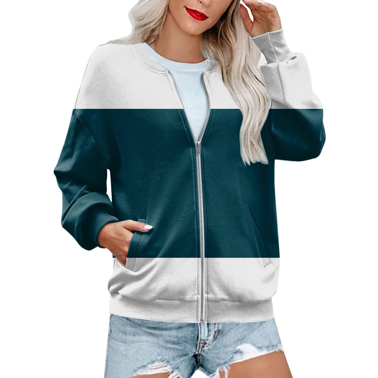 Куртки для женщин, легкие укороченные куртки с длинным рукавом на молнии, модная верхняя одежда с принтом, повседневные стеганые куртки с карманами M синий
Куртки для женщин, легкие укороченные куртки с длинным рукавом на молнии, модная верхняя одежда с принтом, повседневные стеганые куртки с карманами M синий