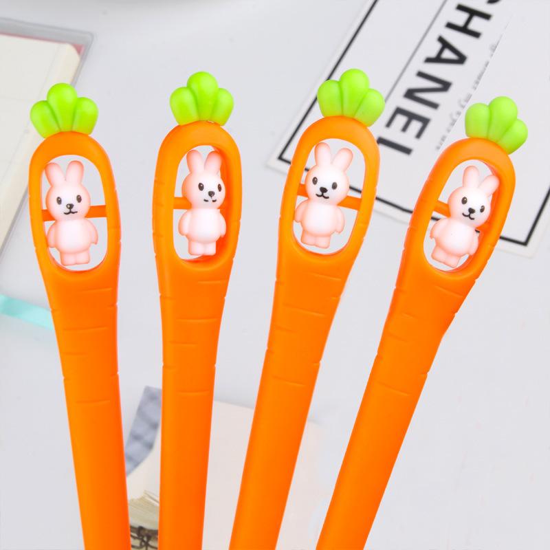 2 PCS Cartoon Style White Rabbit Eating Radish Shaped Signature Pen 2 PCS
2 PCS Cartoon Style White Rabbit Eating Radish Shaped Signature Pen 2 PCS