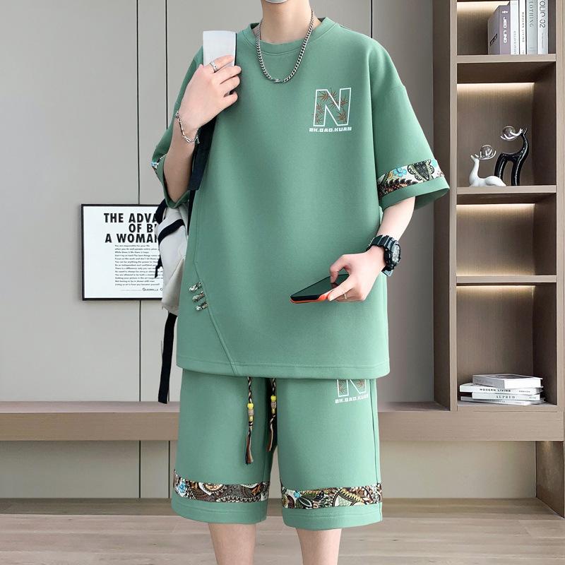 Men s Summer Plus Size Ice-Silk Set: Stylish Short-Sleeve T-Shirt and Shorts for Teens Casual Sports Two-Piece Set 6XL
Men s Summer Plus Size Ice-Silk Set: Stylish Short-Sleeve T-Shirt and Shorts for Teens Casual Sports Two-Piece Set 6XL
