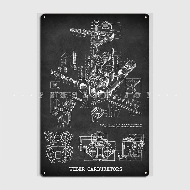Weber Carburators Poster Metal Plaque Pub Mural Customize Garage Decoration Tin Sign Poster 20x30cm
Weber Carburators Poster Metal Plaque Pub Mural Customize Garage Decoration Tin Sign Poster 20x30cm