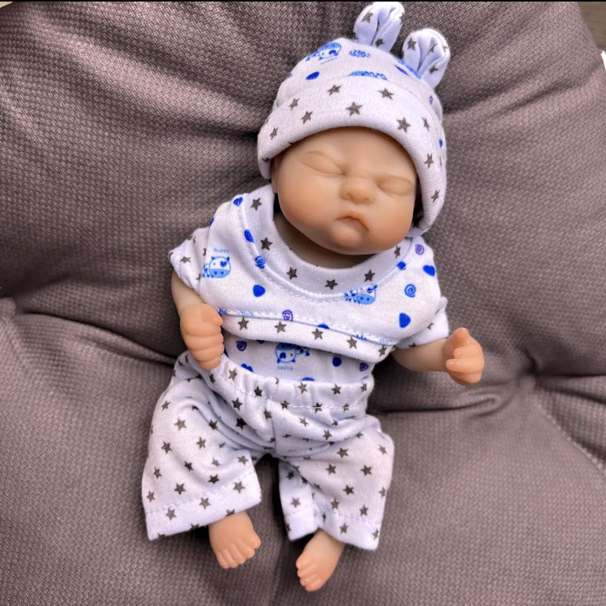 6-дюймовая виниловая мини-кукла Reborn для мальчиков, Реалистичные куклы Bebes Reborn, Bebe Reborn
6-дюймовая виниловая мини-кукла Reborn для мальчиков, Реалистичные куклы Bebes Reborn, Bebe Reborn