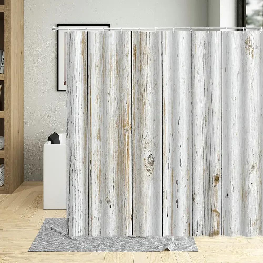 Bathroom Shower Curtain Vertical Lines Wood Grain Pattern Bathtub Decor Waterproof Cloth Curtains Multi Size With Hooks W60H190(CM)-1 Pcs
Bathroom Shower Curtain Vertical Lines Wood Grain Pattern Bathtub Decor Waterproof Cloth Curtains Multi Size With Hooks W60H190(CM)-1 Pcs