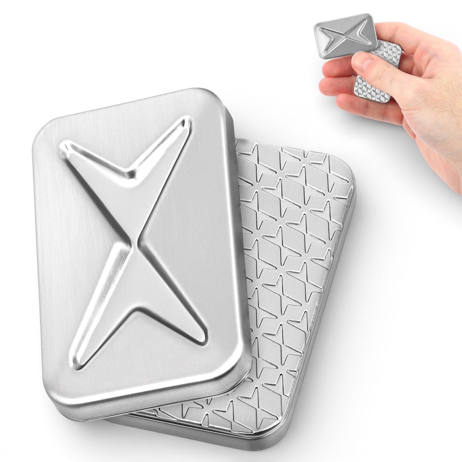 Looren New Sensation Fidget Slider Hand Toy Sound Fork Effect Stress Relief Gadget Silver
Looren New Sensation Fidget Slider Hand Toy Sound Fork Effect Stress Relief Gadget Silver