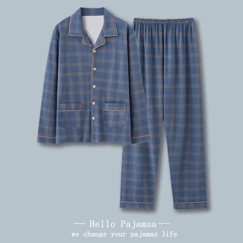 Men s Plaid Long-Sleeve Pajama Set - Imitation Cotton, Plus Size, Casual Wear for Spring & Autumn, Suitable for Indoors & Outdoors XL
Men s Plaid Long-Sleeve Pajama Set - Imitation Cotton, Plus Size, Casual Wear for Spring & Autumn, Suitable for Indoors & Outdoors XL