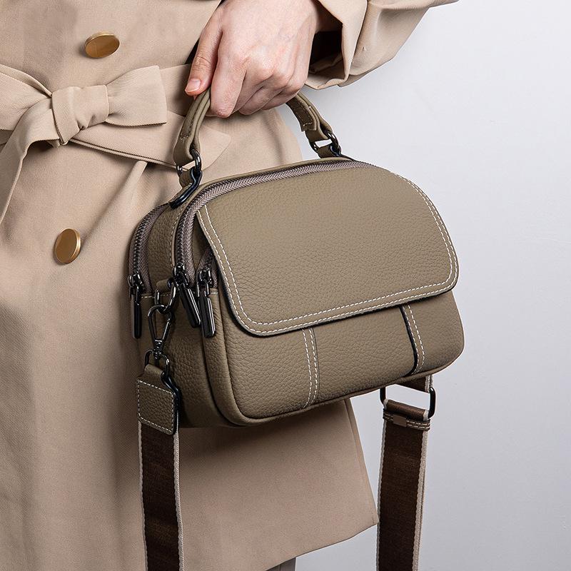 2026 Korean Fashion Women s Genuine Leather Small Round Bun Handbag - Single Shoulder & Messenger Bag хакі
2026 Korean Fashion Women s Genuine Leather Small Round Bun Handbag - Single Shoulder & Messenger Bag хакі
