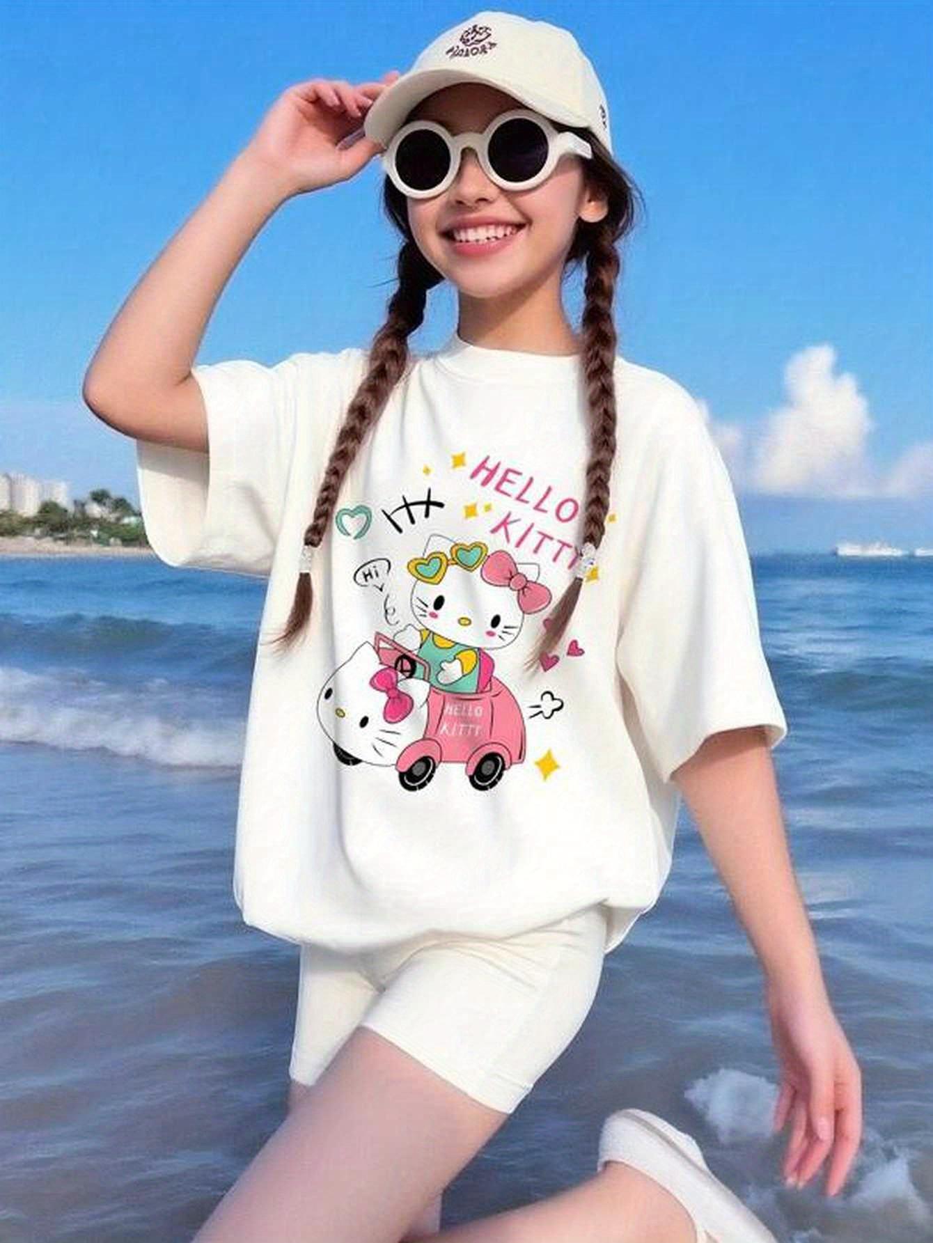 Европейские размеры Милая Розовая Машина Принт Hello Kitty с Сердцами Воздушными Шарами Мягкая Белая Хлопковая Футболка для Детей 3 13 Лет Летний Пляжный Наряд 98cm белый
Европейские размеры Милая Розовая Машина Принт Hello Kitty с Сердцами Воздушными Шарами Мягкая Белая Хлопковая Футболка для Детей 3 13 Лет Летний Пляжный Наряд 98cm белый
