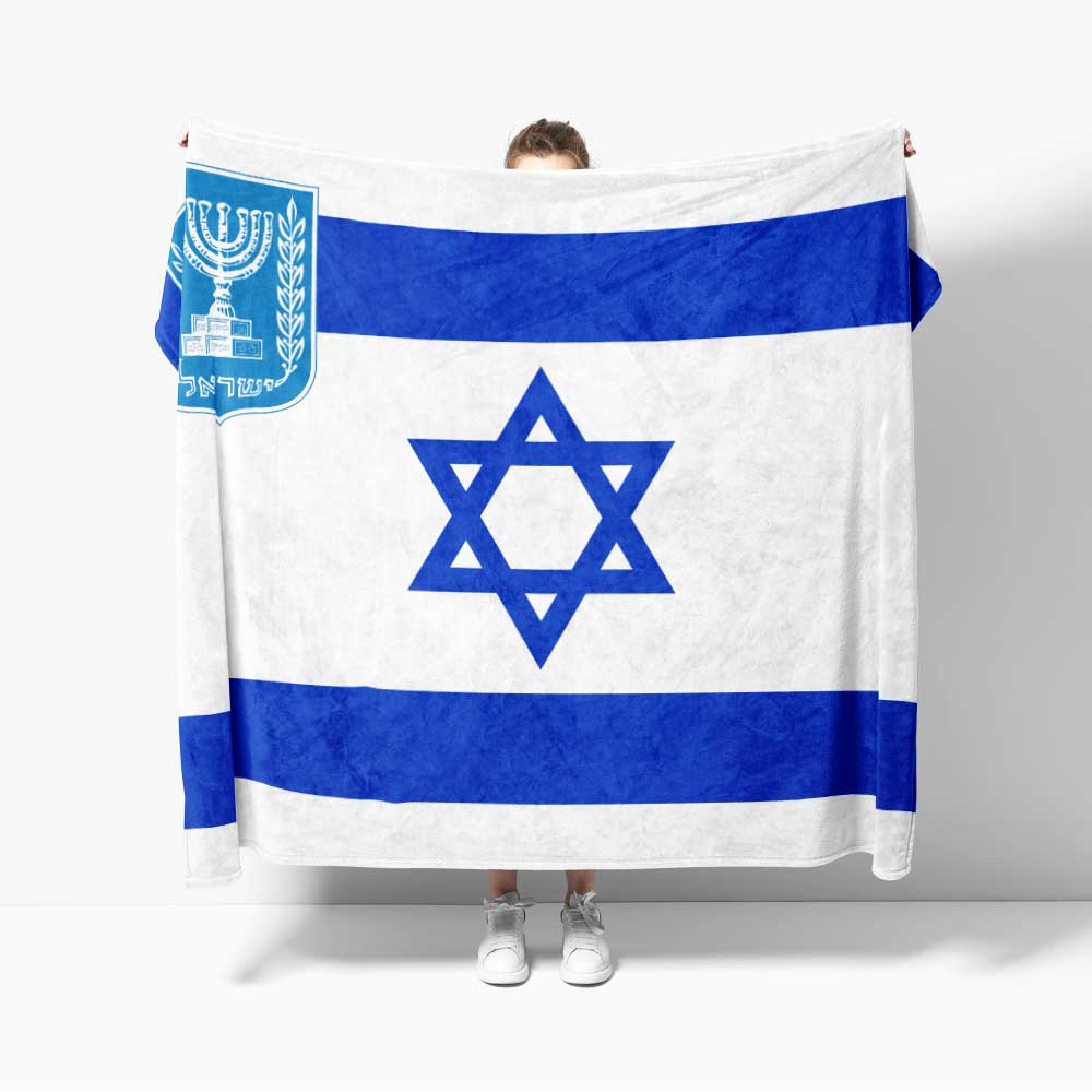 Israel emblem Flannel Blanket Israel IL Flag Blanket Cozy Soft Lightweight Warm 30x40inch 40x50inch for Couch Sofa Bed 75cmx90cm
Israel emblem Flannel Blanket Israel IL Flag Blanket Cozy Soft Lightweight Warm 30x40inch 40x50inch for Couch Sofa Bed 75cmx90cm