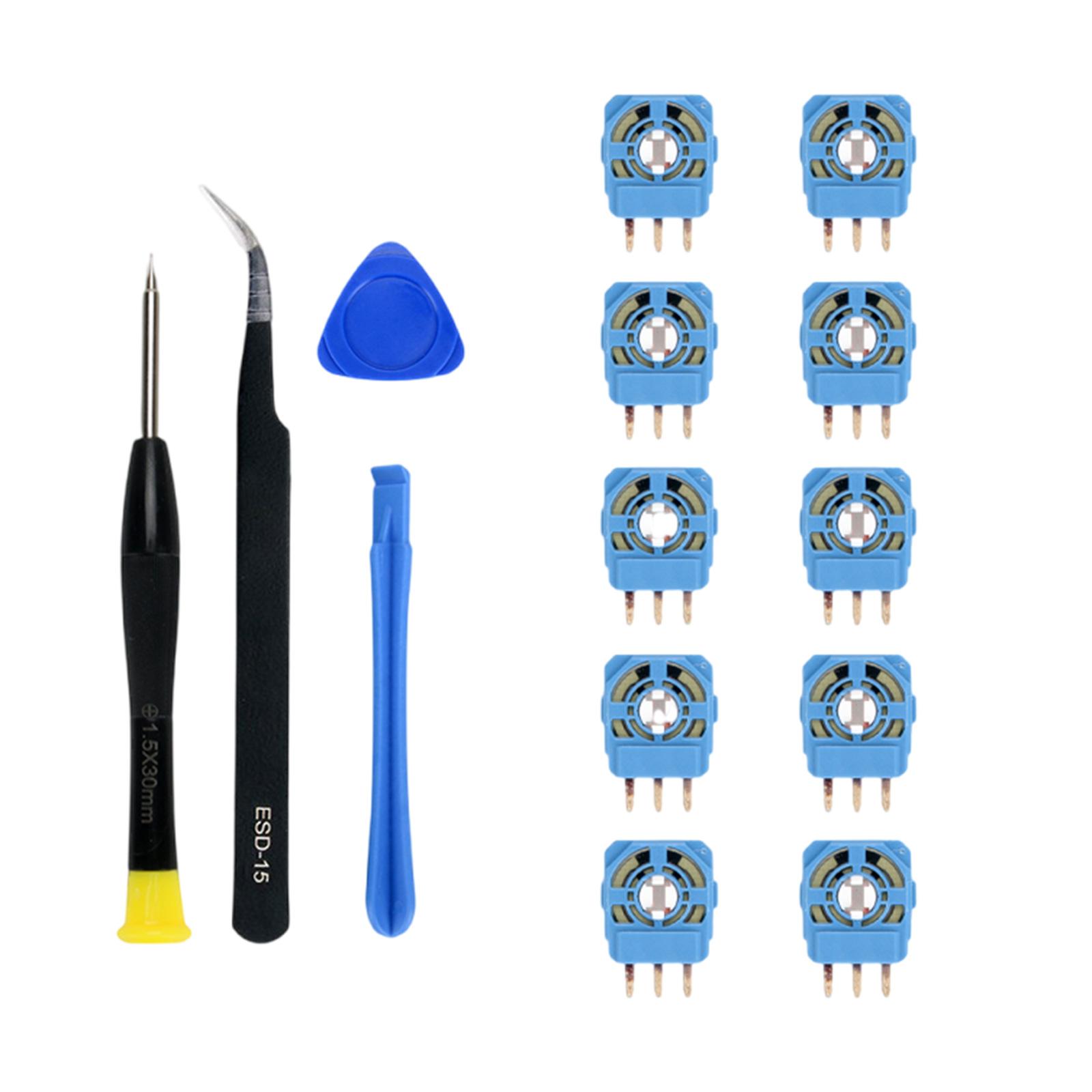 Потенциометр для контроллера PS5, сменный подстроечный резистор с отверткой, пинцетом, монтировкой, модулем джойстика, датчиком B
Потенциометр для контроллера PS5, сменный подстроечный резистор с отверткой, пинцетом, монтировкой, модулем джойстика, датчиком B