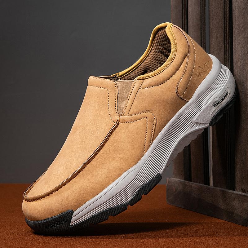 Men s large-size canvas shoes Men s cloth shoes One-pedal platform men s loafers 48 темно-коричневого кольору
Men s large-size canvas shoes Men s cloth shoes One-pedal platform men s loafers 48 темно-коричневого кольору