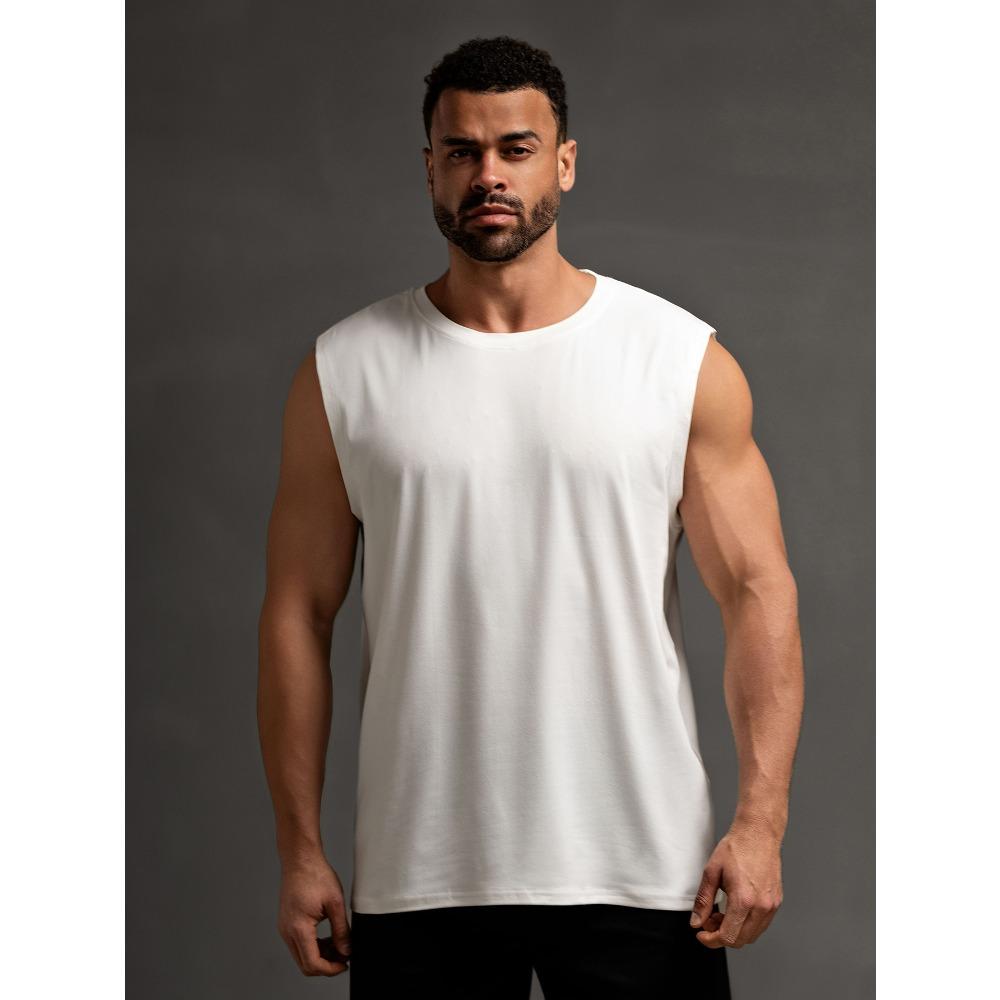 Однотонная футболка без рукавов для фитнеса, свободная спортивная майка, мужские футболки S белый
Однотонная футболка без рукавов для фитнеса, свободная спортивная майка, мужские футболки S белый