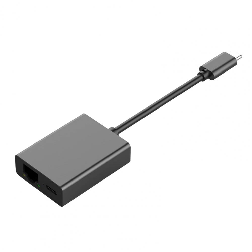 USB-C Сетевой Адаптер Высокоскоростной Type-C на RJ45 Ethernet Адаптер для Мобильного Телефона/Планшета с Поддержкой Сети 1000 Мбит/с PD чёрный
USB-C Сетевой Адаптер Высокоскоростной Type-C на RJ45 Ethernet Адаптер для Мобильного Телефона/Планшета с Поддержкой Сети 1000 Мбит/с PD чёрный