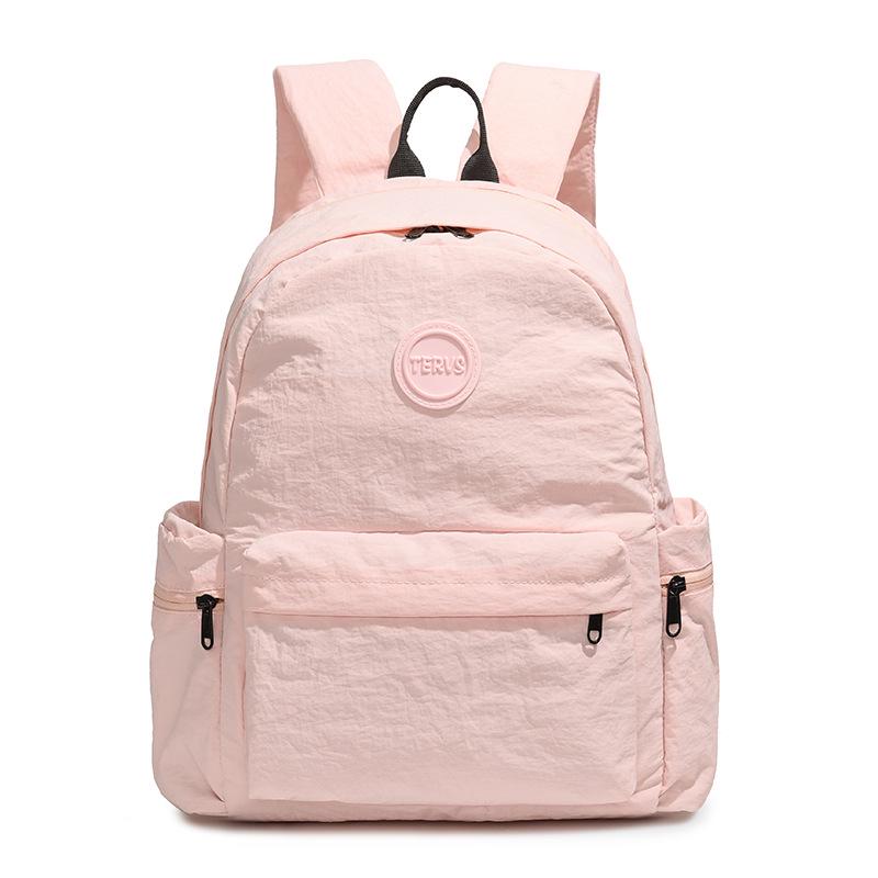 Women s Retro Nylon Hiking Backpack - Mountain-Style, Solid Color, Double Shoulder Outdoor Sports Bag for Camping and Hiking рожевий
Women s Retro Nylon Hiking Backpack - Mountain-Style, Solid Color, Double Shoulder Outdoor Sports Bag for Camping and Hiking рожевий