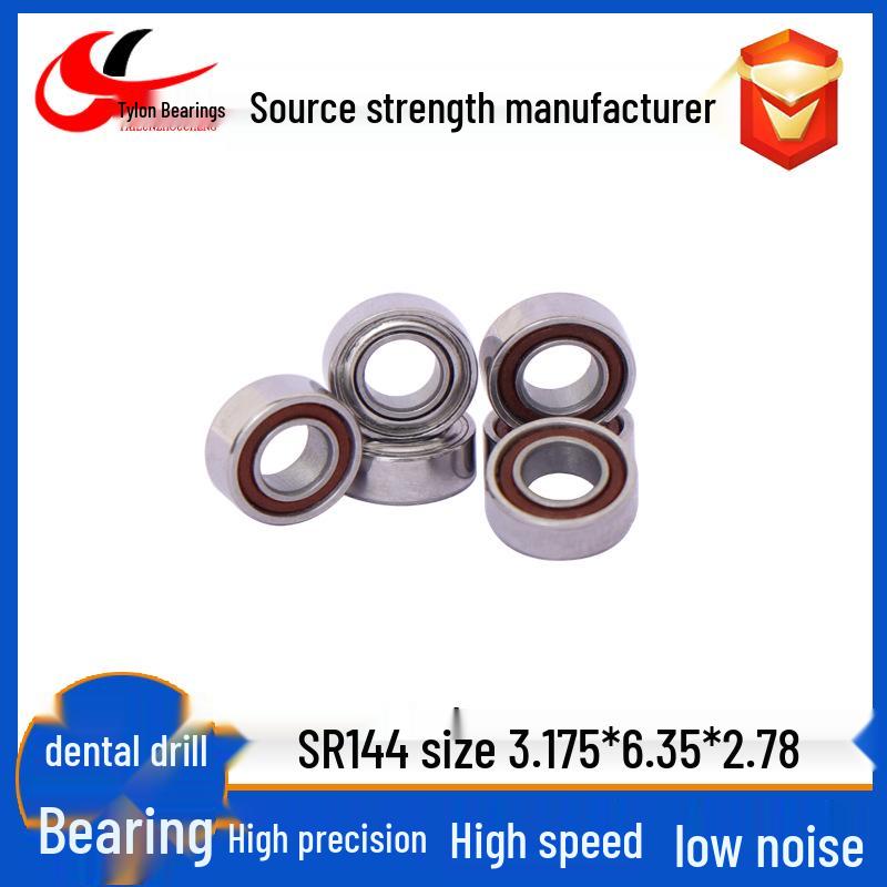 Миниатюрный подшипник для стоматологической бормашины SR144, нержавеющая сталь и керамика, размер 3,175x6,35x2,38/2,78 мм
Миниатюрный подшипник для стоматологической бормашины SR144, нержавеющая сталь и керамика, размер 3,175x6,35x2,38/2,78 мм