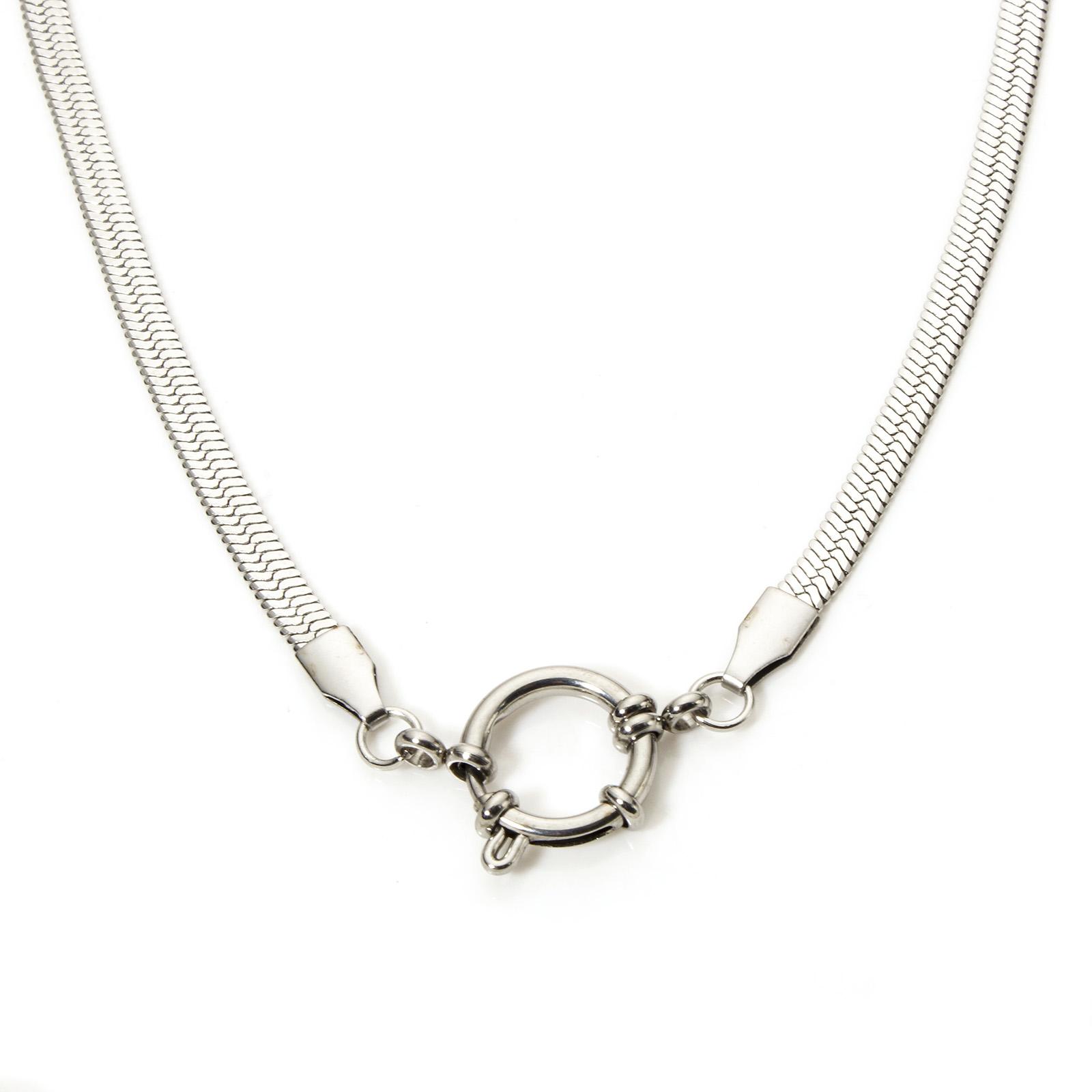 1 Piece 304 Stainless Steel Necklace For DIY Jewelry Making Silver Color With Spring Ring Clasp For Women Men Party Fashion Gift
1 Piece 304 Stainless Steel Necklace For DIY Jewelry Making Silver Color With Spring Ring Clasp For Women Men Party Fashion Gift