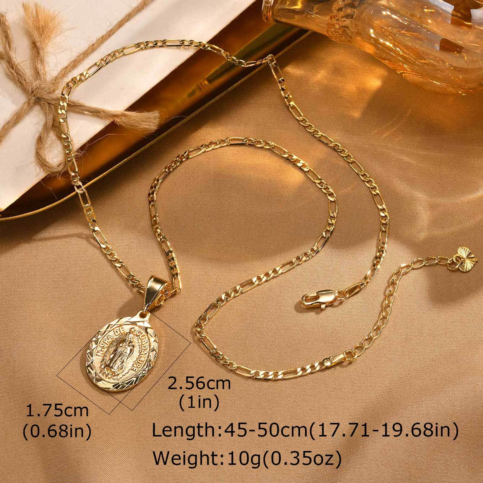 Vnox Virgin Mary Prayer Necklaces For Women Trendy Metal Chain Oval Heart Geometry Pendant Necklace Religious Christ Jewelry
Vnox Virgin Mary Prayer Necklaces For Women Trendy Metal Chain Oval Heart Geometry Pendant Necklace Religious Christ Jewelry