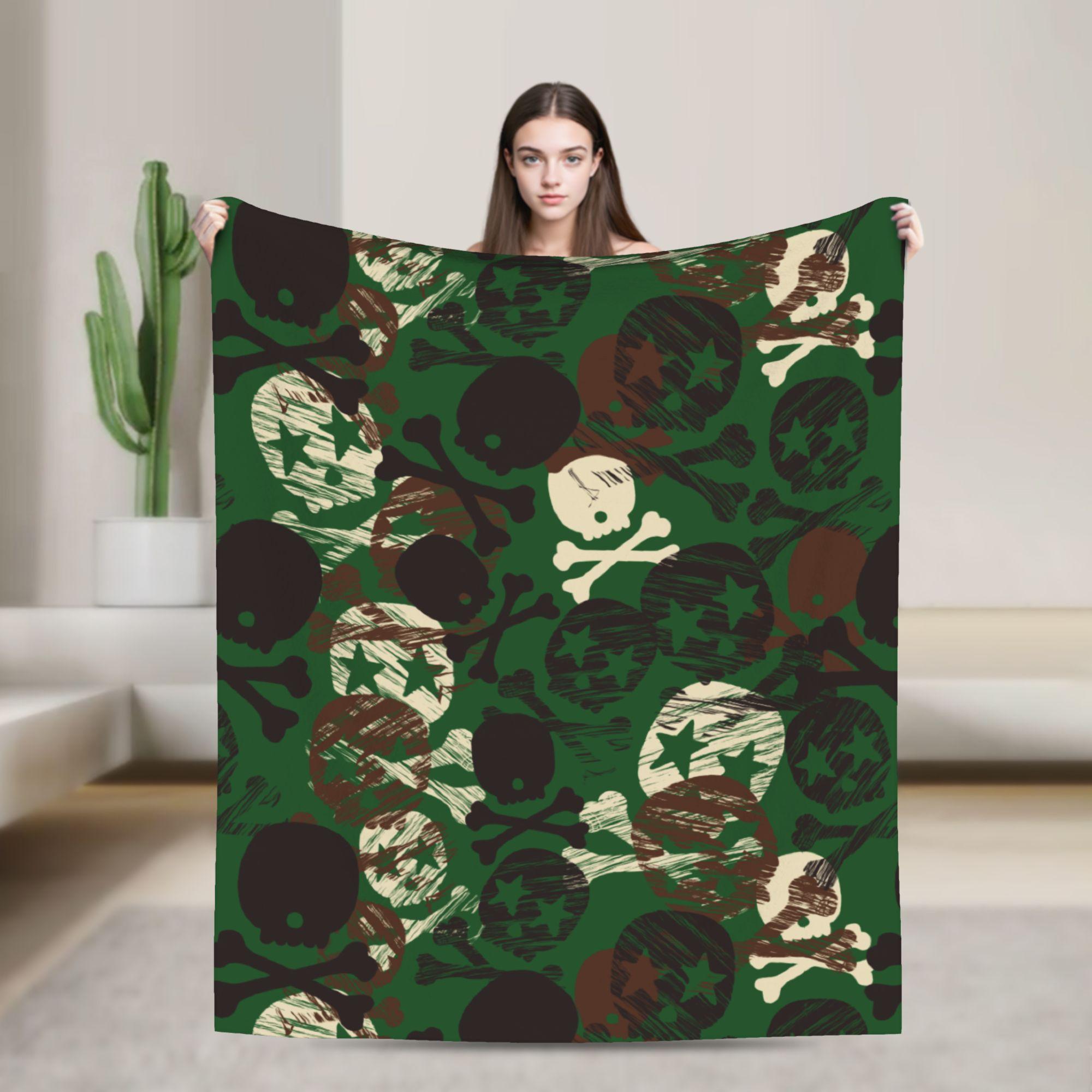 Mexican Skull Pattern blanket Cover Halloween Spooky Design Flannel Throw blanket Bedroom Sofa Decoration Lightweight Bedsprea 75x90cm
Mexican Skull Pattern blanket Cover Halloween Spooky Design Flannel Throw blanket Bedroom Sofa Decoration Lightweight Bedsprea 75x90cm