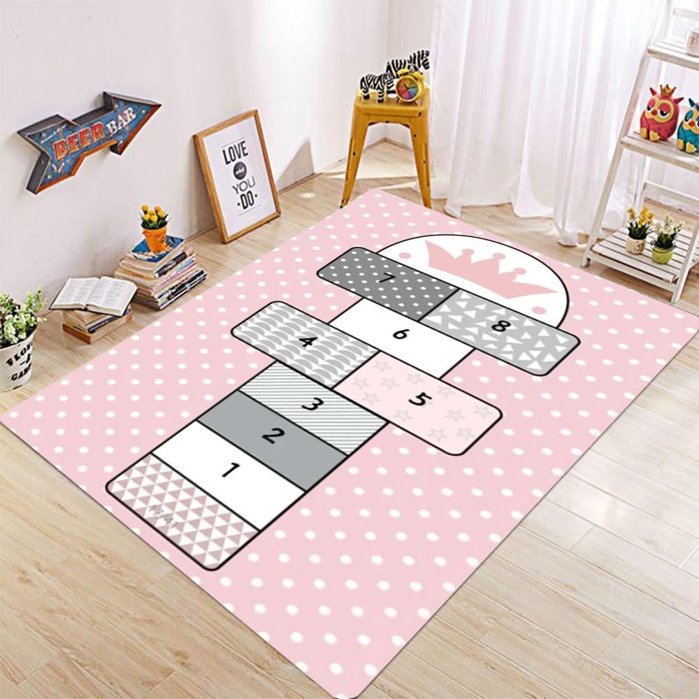 Kids Hopscotch Play Rug Collection With Rainbow Number Patterns Educational Game Carpet For Children s Room Decor 40x60cm
Kids Hopscotch Play Rug Collection With Rainbow Number Patterns Educational Game Carpet For Children s Room Decor 40x60cm