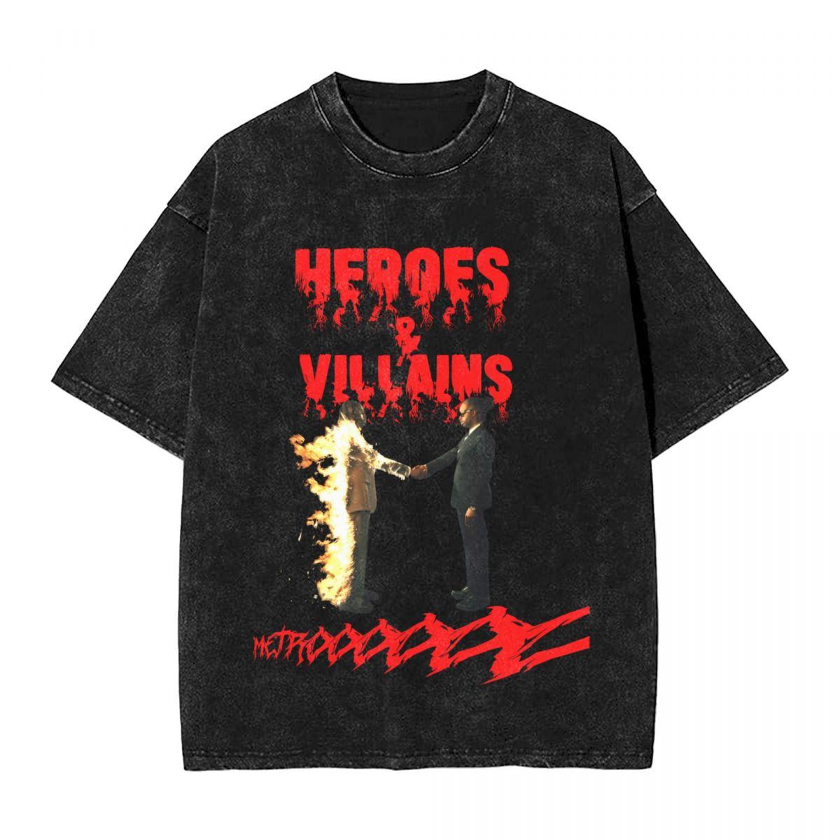 Heroes Villains woman Men Cotton Washed Hot stamping Print TShirt Harajuku Cotton Tshirt Mens Summer Short Sleeve Tees S
Heroes Villains woman Men Cotton Washed Hot stamping Print TShirt Harajuku Cotton Tshirt Mens Summer Short Sleeve Tees S