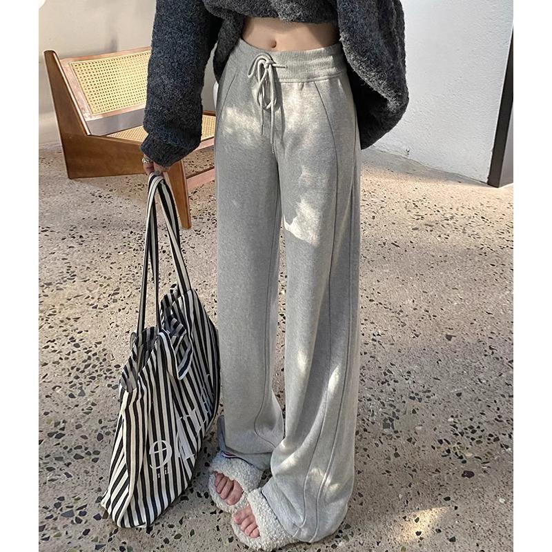 2024 Women s High Waist Slimming Wide-Leg Elastic Drawstring Sweatpants for Autumn/Winter XS
2024 Women s High Waist Slimming Wide-Leg Elastic Drawstring Sweatpants for Autumn/Winter XS