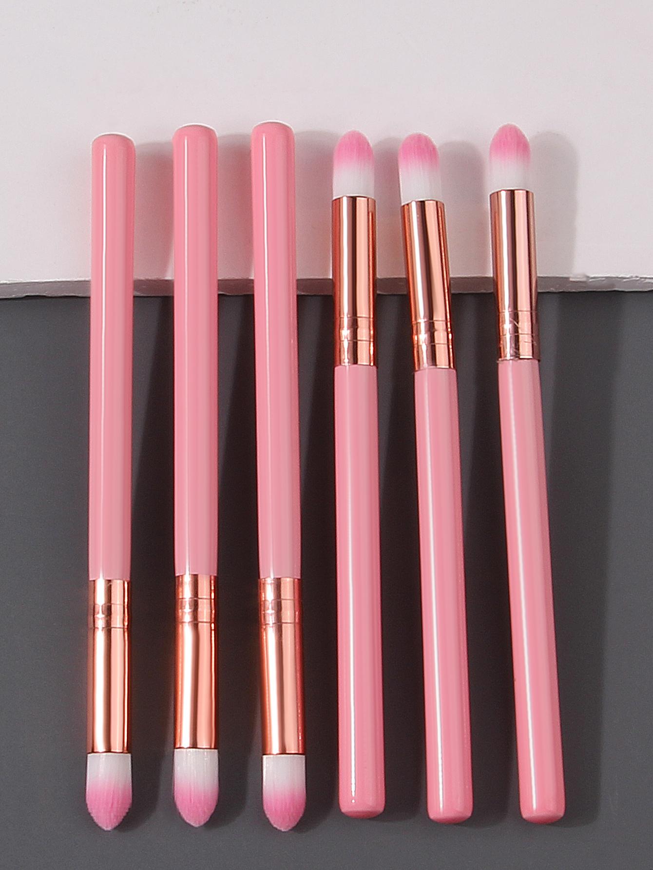 6 розовых кистей для макияжа с деревянными ручками, кисти для консилера, кисти для теней, мягкая щетина для легкой очистки, профессиональные инструменты для макияжа розовый
6 розовых кистей для макияжа с деревянными ручками, кисти для консилера, кисти для теней, мягкая щетина для легкой очистки, профессиональные инструменты для макияжа розовый