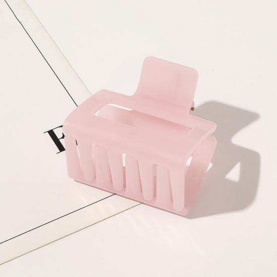 Yousheng квадратная форма коготь для волос сплошной цвет противоскользящая заколка для волос заколка для волос на затылке Зажим для волос в форме акулы инструмент для укладки волос