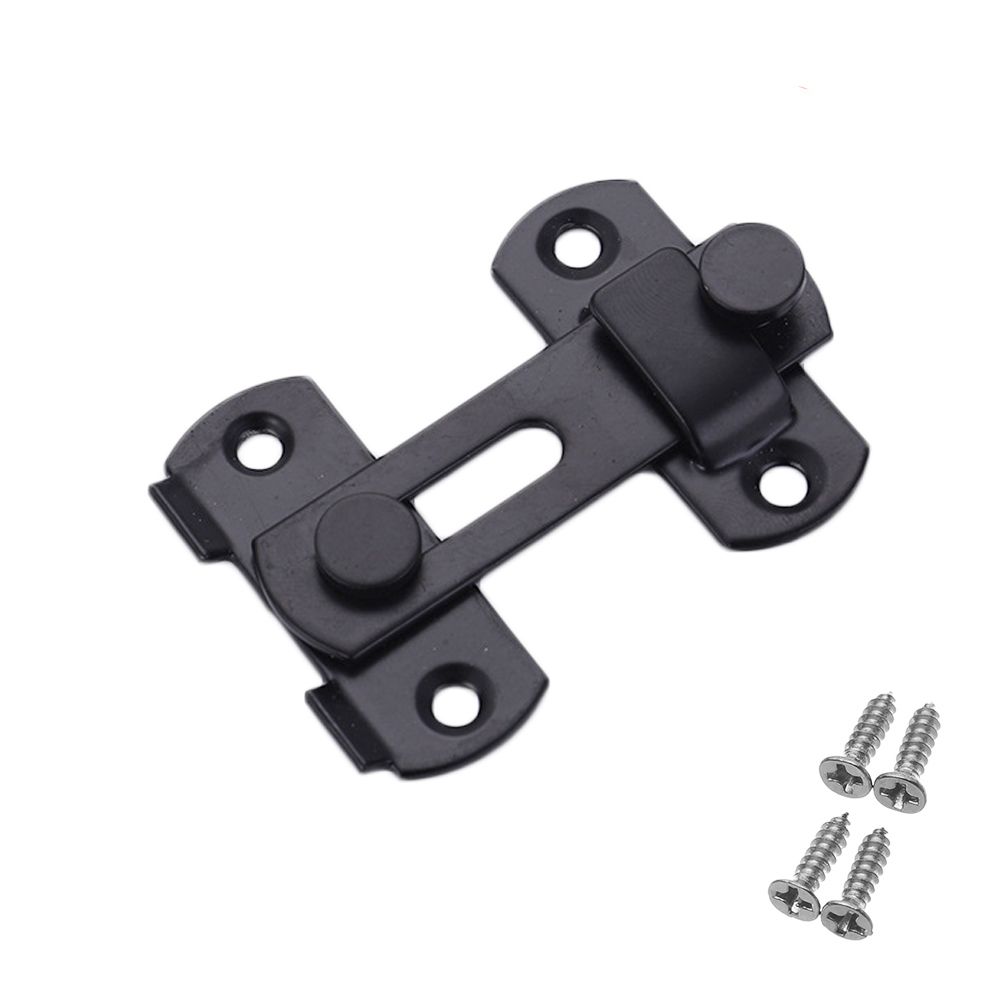 Засув Безшумний Засув з Петлею з Нержавіючої Сталі Засув для Дверей Засув для Шафи Засув для Вікна Замок 3inch-black
Засув Безшумний Засув з Петлею з Нержавіючої Сталі Засув для Дверей Засув для Шафи Засув для Вікна Замок 3inch-black