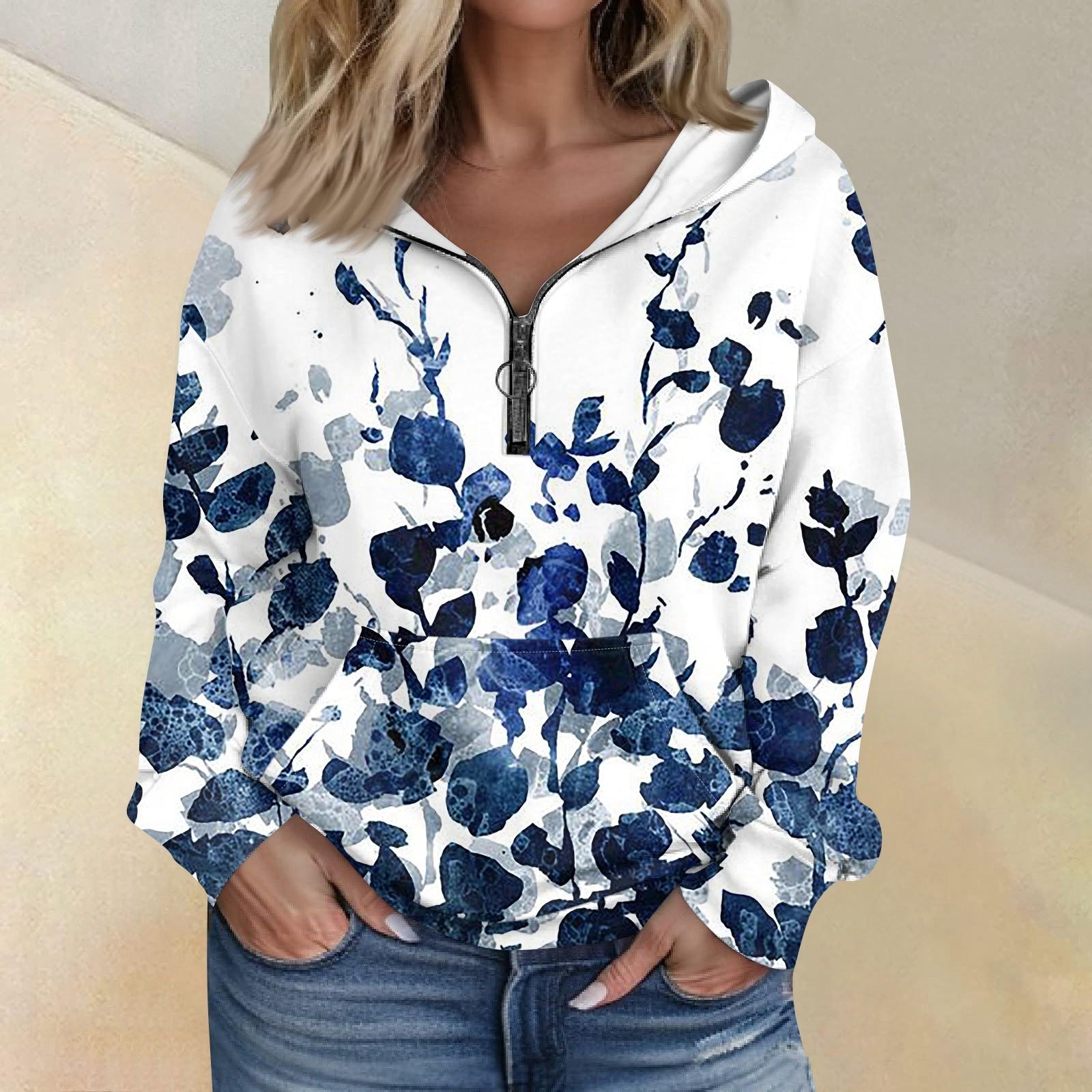 Женская мода с длинным рукавом и принтом, свободная толстовка с капюшоном на молнии и карманами XXXL
Женская мода с длинным рукавом и принтом, свободная толстовка с капюшоном на молнии и карманами XXXL