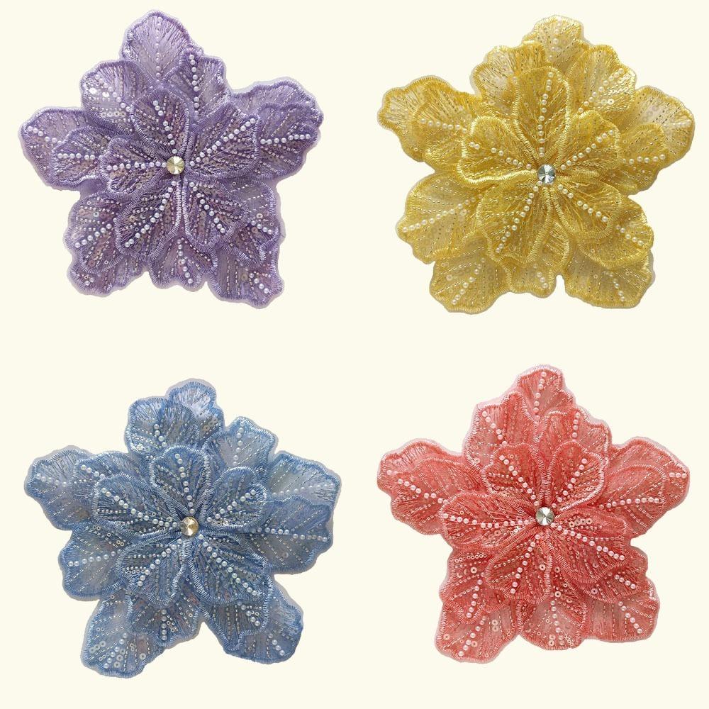 Lace Beads Sew On Patch Three Layers Dress Decoration Applique Decor Flower Patches for Dress чорний
Lace Beads Sew On Patch Three Layers Dress Decoration Applique Decor Flower Patches for Dress чорний