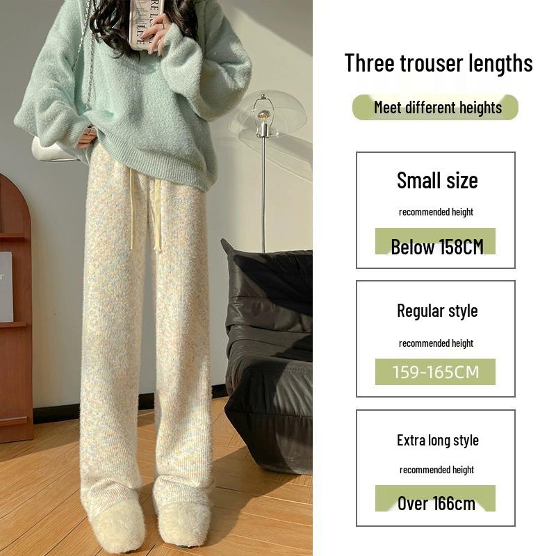 Rainbow Fleece Wide-Leg Soft Knit Pants - Women s Floor-Length Casual Narrow Leg Design L (111-120 lbs)
Rainbow Fleece Wide-Leg Soft Knit Pants - Women s Floor-Length Casual Narrow Leg Design L (111-120 lbs)