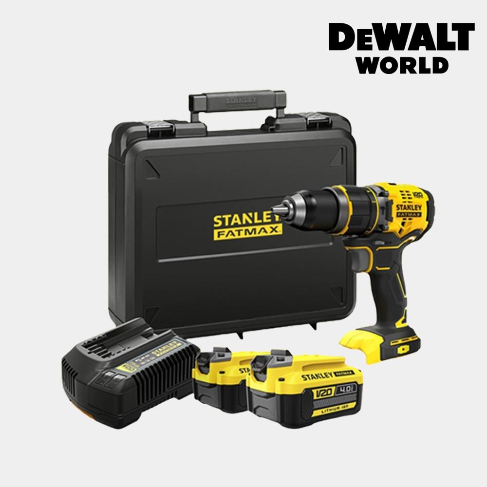 Аккумуляторная ударная дрель Stanley бытовая профессиональная 20 В MAX BL 4,0 Ач SBD721M2K
Аккумуляторная ударная дрель Stanley бытовая профессиональная 20 В MAX BL 4,0 Ач SBD721M2K