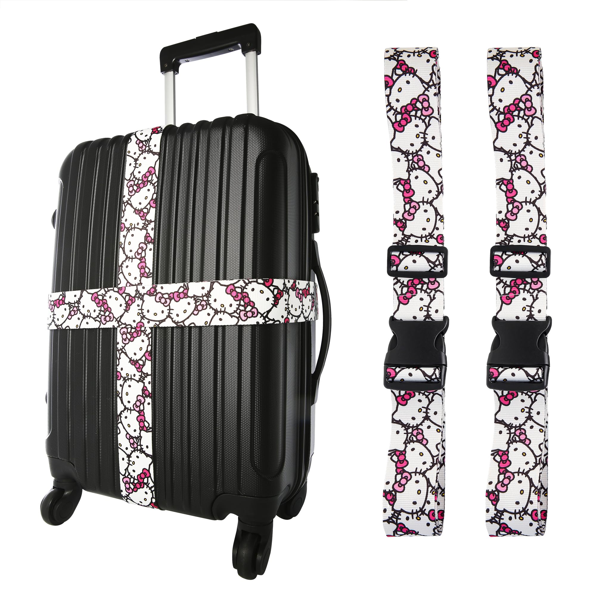 Hello Kitty Sanrio Hello Kitty Luggage Strap Set of 2 Official Licensed Product Adjustable Luggage Strap to 30 72 , VA701111L.NJ
Hello Kitty Sanrio Hello Kitty Luggage Strap Set of 2 Official Licensed Product Adjustable Luggage Strap to 30 72 , VA701111L.NJ